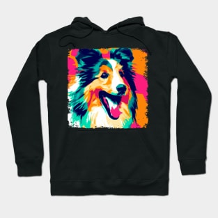 Shetland Sheepdog Pop Art - Dog Lover Gifts Hoodie